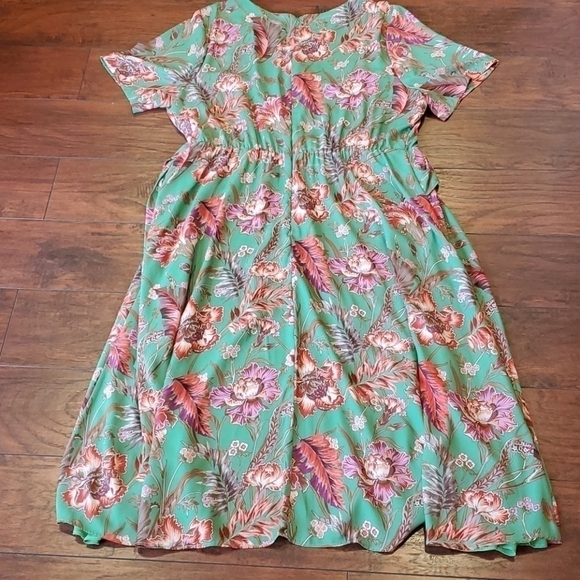 NWT Gibson Latimee floral plus size boho dress - Picture 9 of 9